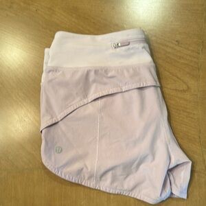 Lululemon purple speed ups.